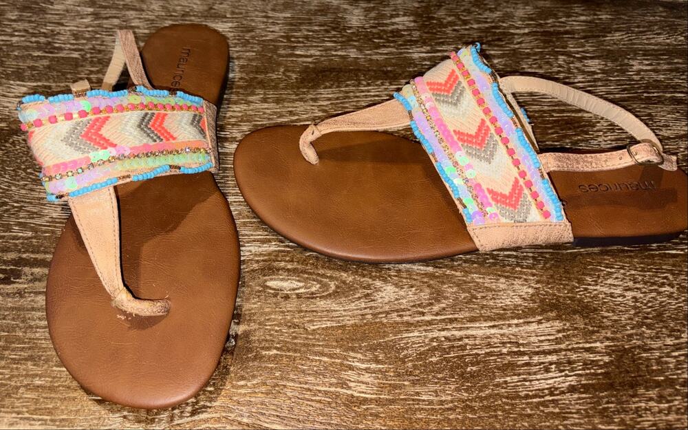 Maurices Beaded Sandals Size 11